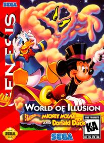 World of Illusion Starring Mickey Mouse and Donald Duck - Fanart - Box - Front Image