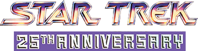 Star Trek: 25th Anniversary - Clear Logo Image