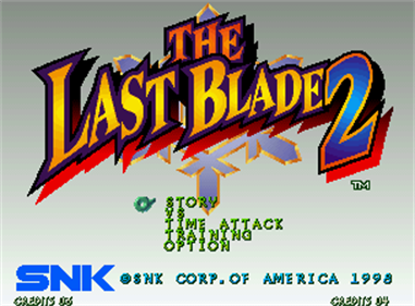 The Last Blade 2 - Screenshot - Game Title Image