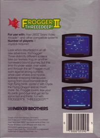Frogger II: Threeedeep! - Box - Back Image