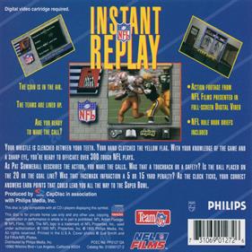 NFL Instant Replay - Box - Back Image