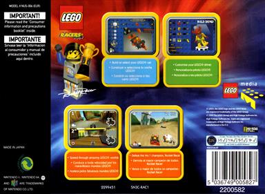 LEGO Racers - Box - Back Image