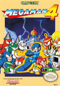 Mega Man 4 - Fanart - Box - Front Image