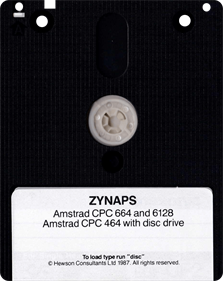 Zynaps - Disc Image