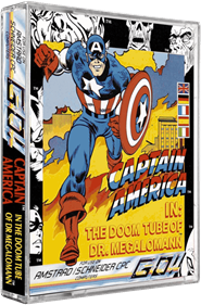 Captain America in: The Doom Tube of Dr. Megalomann - Box - 3D Image