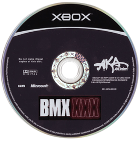 BMX XXX - Disc Image
