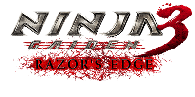 Ninja Gaiden 3: Razor's Edge - Clear Logo Image