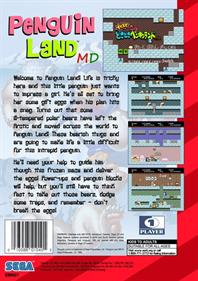 Ikasuze! Koi no Doki Doki Penguin Land MD - Fanart - Box - Back Image