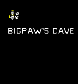 The Berenstain Bears in Big Paw's Cave - Screenshot - Game Title Image