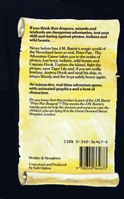 Peter Pan: The Adventure Game - Box - Back Image