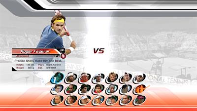 Virtua Tennis 3 - Screenshot - Game Select Image