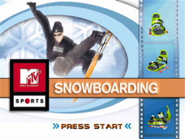 MTV Sports: Snowboarding - Screenshot - Game Title Image