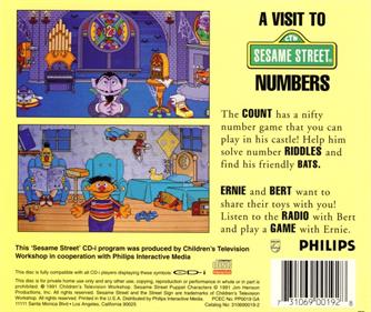 A Visit to Sesame Street: Numbers - Box - Back Image