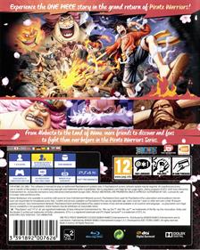 One Piece: Pirate Warriors 4 - Box - Back Image