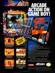 Double Dragon 3: The Arcade Game - Advertisement Flyer - Front Image