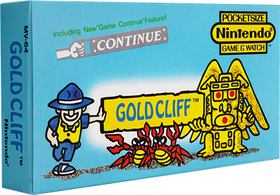 Gold Cliff - Box - 3D Image