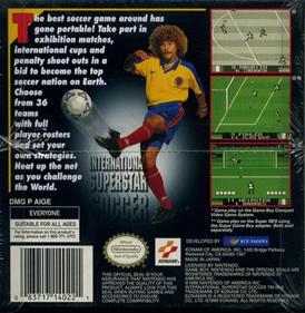 International Superstar Soccer - Box - Back Image
