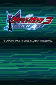 Mega Man Star Force 3: Black Ace - Screenshot - Game Title Image