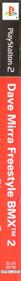 Dave Mirra Freestyle BMX 2 - Box - Spine Image