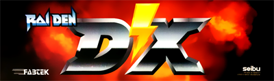 Raiden DX - Arcade - Marquee Image