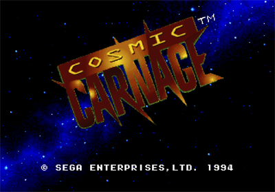 Cosmic Carnage - Screenshot - Game Title Image