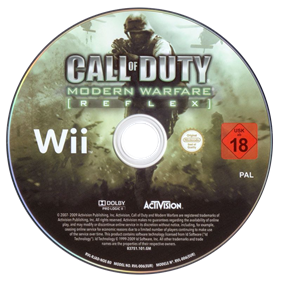 Call of Duty: Modern Warfare: Reflex Edition - Disc Image