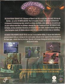 Oddworld: Abe's Oddysee - Box - Back Image