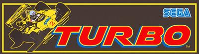 Turbo - Arcade - Marquee Image