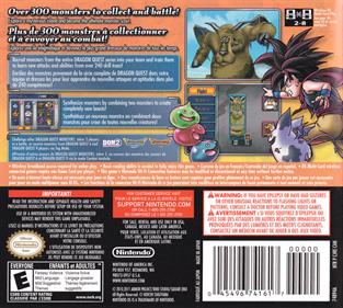 Dragon Quest Monsters: Joker 2 - Box - Back Image