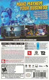 New Tales from the Borderlands - Box - Back Image