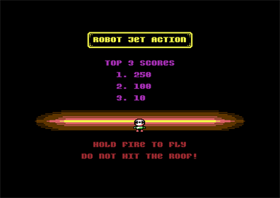 Robot Jet Action - Screenshot - High Scores Image