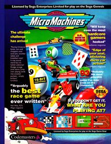 Micro Machines - Advertisement Flyer - Front Image