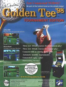 Golden Tee '98 - Advertisement Flyer - Front Image