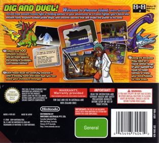Fossil Fighters - Box - Back Image