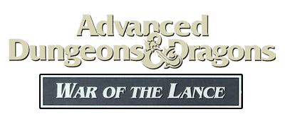 Advanced Dungeons & Dragons: War of the Lance - Clear Logo Image