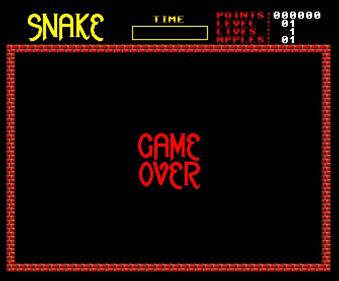 Snake (Schatztruhe) - Screenshot - Game Over Image