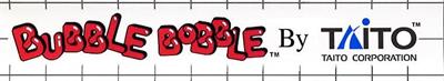 Bubble Bobble - Banner Image