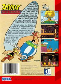 Astérix and the Great Rescue - Box - Back Image
