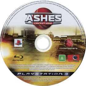 Ashes Cricket 2009 - Disc Image