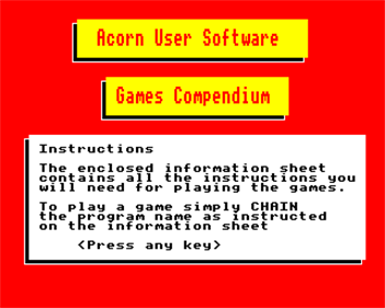 Games Compendium - Screenshot - Game Title Image