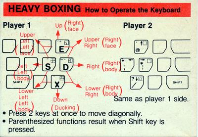 Heavy Boxing - Arcade - Controls Information Image