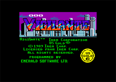 Vigilante - Screenshot - Game Title Image