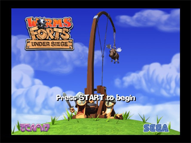 Worms Forts: Under Siege - Screenshot - Game Title Image