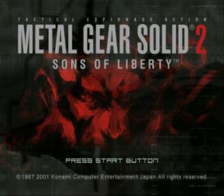 Metal Gear Solid 2: Sons of Liberty - Screenshot - Game Title Image