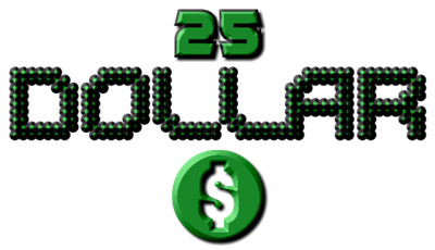 25 Dollar - Clear Logo Image