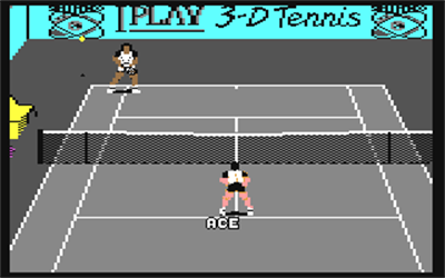 3D World Tennis - Screenshot - Gameplay Image
