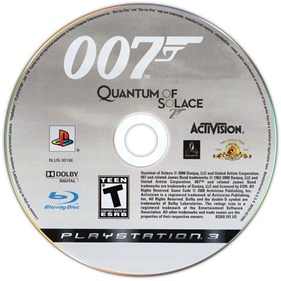 007: Quantum of Solace - Disc Image
