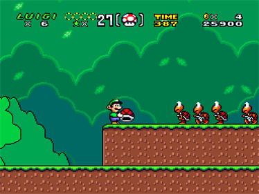 Super Mario World Redone: Luigi Version - Screenshot - Gameplay Image