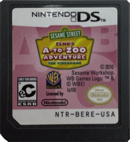 123 Sesame Street: Elmo's A-to-Zoo Adventure: The Videogame - Cart - Front Image