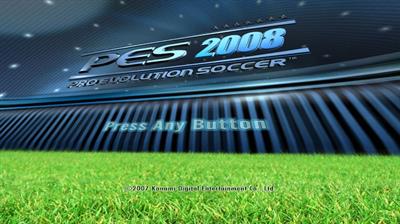 PES 2008: Pro Evolution Soccer - Screenshot - Game Title Image